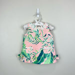 Load image into Gallery viewer, Lilly Pulitzer Girls Coral Reef Tint Chimpouserie Shift Dress 6-12 Months
