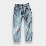 Load image into Gallery viewer, Vintage Levi's 550 Relaxed Fit Slim Distressed Orange Tab Jeans 7
