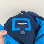 Load image into Gallery viewer, Lands&#39; End Squall Fleece Lined Waterproof Insulated Winter Parka Blue XS 4-5
