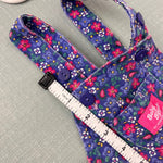 Load image into Gallery viewer, Vintage OshKosh B'gosh Purple Floral Overalls 18 Months USA
