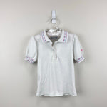 Load image into Gallery viewer, Vintage OshKosh B'gosh Short Sleeve White Flower Top 4T USA
