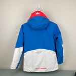 Load image into Gallery viewer, Helly Hansen Girls Stellar Detachable Hood Ski Jacket Ultra Blue 10
