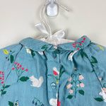 Load image into Gallery viewer, Mini Boden Smocked Blue Woodland Peter Pan Collar Dress 6-12 Months

