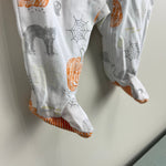 Load image into Gallery viewer, Babycottons Halloween Glow Trick or Treat Footie Pajamas 3 Months
