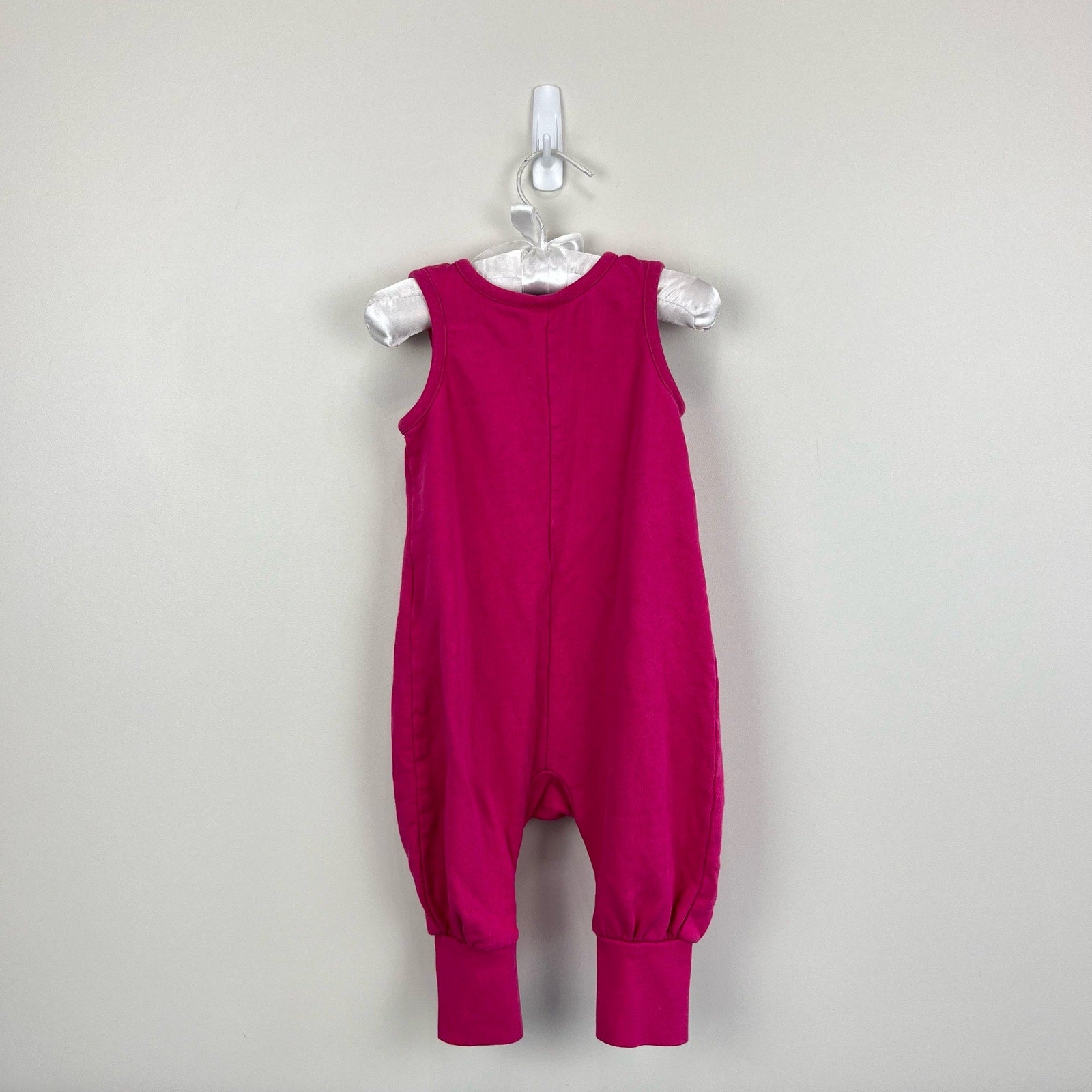 Hanna Andersson Baby French Terry Overalls Pink 80 cm 18-24 Months