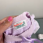 Load image into Gallery viewer, Vintage Healthtex Purple Pointelle T-Shirt 24 Months USA
