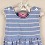 Load image into Gallery viewer, Florence Eiseman Girls Ice Cream Striped Knit Dress Light Blue 3T
