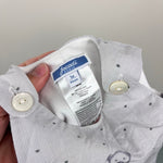 Load image into Gallery viewer, Jacadi Paris Quilted Gray Striped Bear Overalls 54 cm 1 Month
