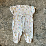 Load image into Gallery viewer, Vintage Good News Garden Beach Romper 24 Months
