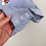 Load image into Gallery viewer, Vintage Two Piece Bunny Bear Shortall Romper 6-9 Months
