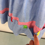 Load image into Gallery viewer, Vintage Rare Editions 1 2 3 Chambray Blue School Dress 4T USA
