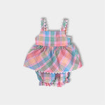 Load image into Gallery viewer, Little English Evie Bloomer Set Preppy Plaid 6 Months
