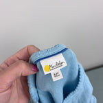 Load image into Gallery viewer, Mini Boden Short Sleeved Pointelle Top Blue 8-9
