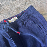 Load image into Gallery viewer, Mini Boden Cozy Corduroy Drawcord Trousers Navy Blue 10
