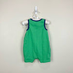 Load image into Gallery viewer, Baby Gap Green Ice Cream Shortall Romper 6-12 Months
