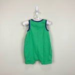 Load image into Gallery viewer, Baby Gap Green Ice Cream Shortall Romper 6-12 Months

