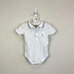 Load image into Gallery viewer, Janie and Jack Baby Bunny Pique Polo Bodysuit 12-18 Months
