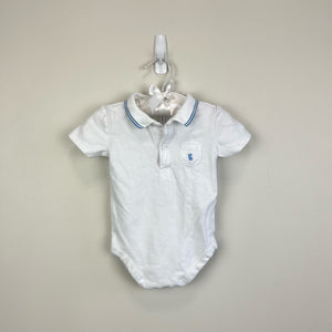 Janie and Jack Baby Bunny Pique Polo Bodysuit 12-18 Months