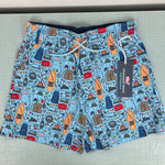 Load image into Gallery viewer, Vineyard Vines Performance Pull-On Shorts Camping Cape Blue Small 8-10 NWT
