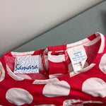 Load image into Gallery viewer, Vintage Samara Red White Polka Dot Party Dress 3T
