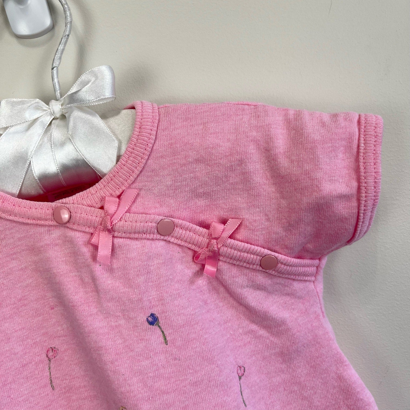 Vintage Carter's Pink Garden Romper 3-6 Months