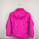 Load image into Gallery viewer, The North Face Girls' Resolve Reflective Hyvent Rain Jacket Azalea Pink M 10-12
