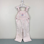 Load image into Gallery viewer, Vintage Healthtex the All American Jean Polka Dot Heart Overalls 3T USA
