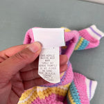 Load image into Gallery viewer, Vintage Lightning Bug Pastel Stripe Sweater 2T USA
