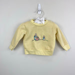 Load image into Gallery viewer, Vintage Beatrix Potter Peter Rabbit &amp; The Flopsy Bunnies Yellow Sweatshirt
