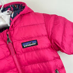 Load image into Gallery viewer, Patagonia Girls Reversible Down Sweater Hoody Jacket 3-6 Months
