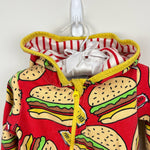 Load image into Gallery viewer, Purl Lamb the Hoodie Company Cheeseburger Playset Romper 6-12 Months
