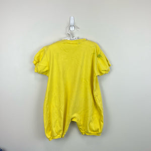 Vintage The Place Yellow Tropical Romper XXL 30-36 Months