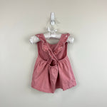 Load image into Gallery viewer, Mini Boden Strawberry Ruffle Cross Back Tank Top 2-3
