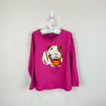 Load image into Gallery viewer, Mini Boden Halloween Appliqué T-shirt Tickled Pink Guinea Pig 5-6
