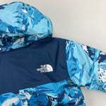Load image into Gallery viewer, The North Face Baby Freedom Snow Suit Blue Snow Peak Mountains 6-12 Months

