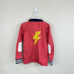 Load image into Gallery viewer, Mini Boden Hogwarts Rugby Shirt Rockabilly Red 7-8
