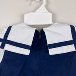 Load image into Gallery viewer, Vintage Good Lad Sailor Suit Romper 24 Months USA NWOT
