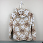 Load image into Gallery viewer, Abercrombie Kids Floral Sherpa Fleece Pullover Hoodie 11/12
