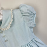 Load image into Gallery viewer, Vintage C.I. Castro &amp; Co Blue Collared Dress 24 Months USA
