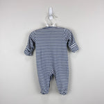 Load image into Gallery viewer, Kissy Kissy Striped Toolbox Footie Coverall 0-3 Months
