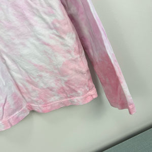 Crewcuts Pink Tie Dye Long Sleeve Tee Large 10-11