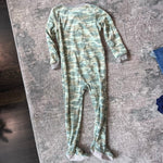 Load image into Gallery viewer, Carter's Fleece Footie Pajamas Camo Green 6
