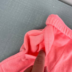 Load image into Gallery viewer, Art Class Girls Peach Pink Drawstring Fold Over Waist Sweat Shorts M 8 NWOT
