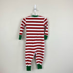 Load image into Gallery viewer, Hanna Andersson Red and White Striped Pajamas 75 cm 12-18 Months
