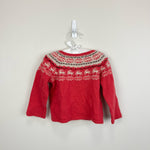 Load image into Gallery viewer, Janie and Jack Fair Isle Reindeer Cardigan 12-18 Months
