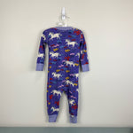 Load image into Gallery viewer, Hanna Andersson Purple Unicorn Pajamas 85 cm 2T
