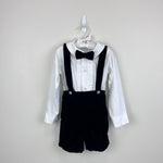 Load image into Gallery viewer, Vintage IMP Originals Black Velvet Suit Set 4T
