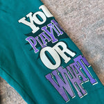 Load image into Gallery viewer, Vintage Pacific Coast Athletic Warner Bros Taz Basketball Sweatsuit 6
