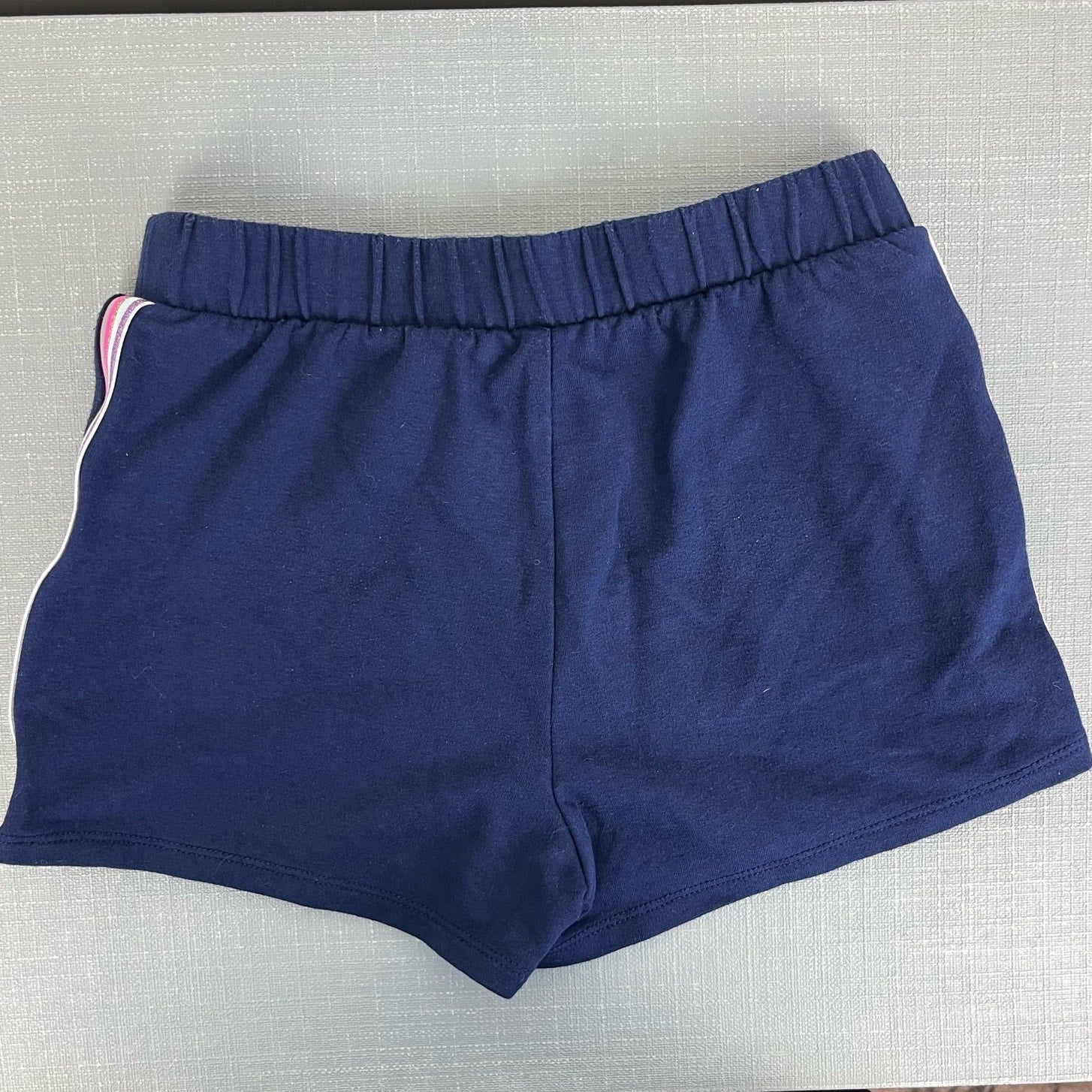 J. Crew Girls Navy Blue Rainbow Trim Short Medium