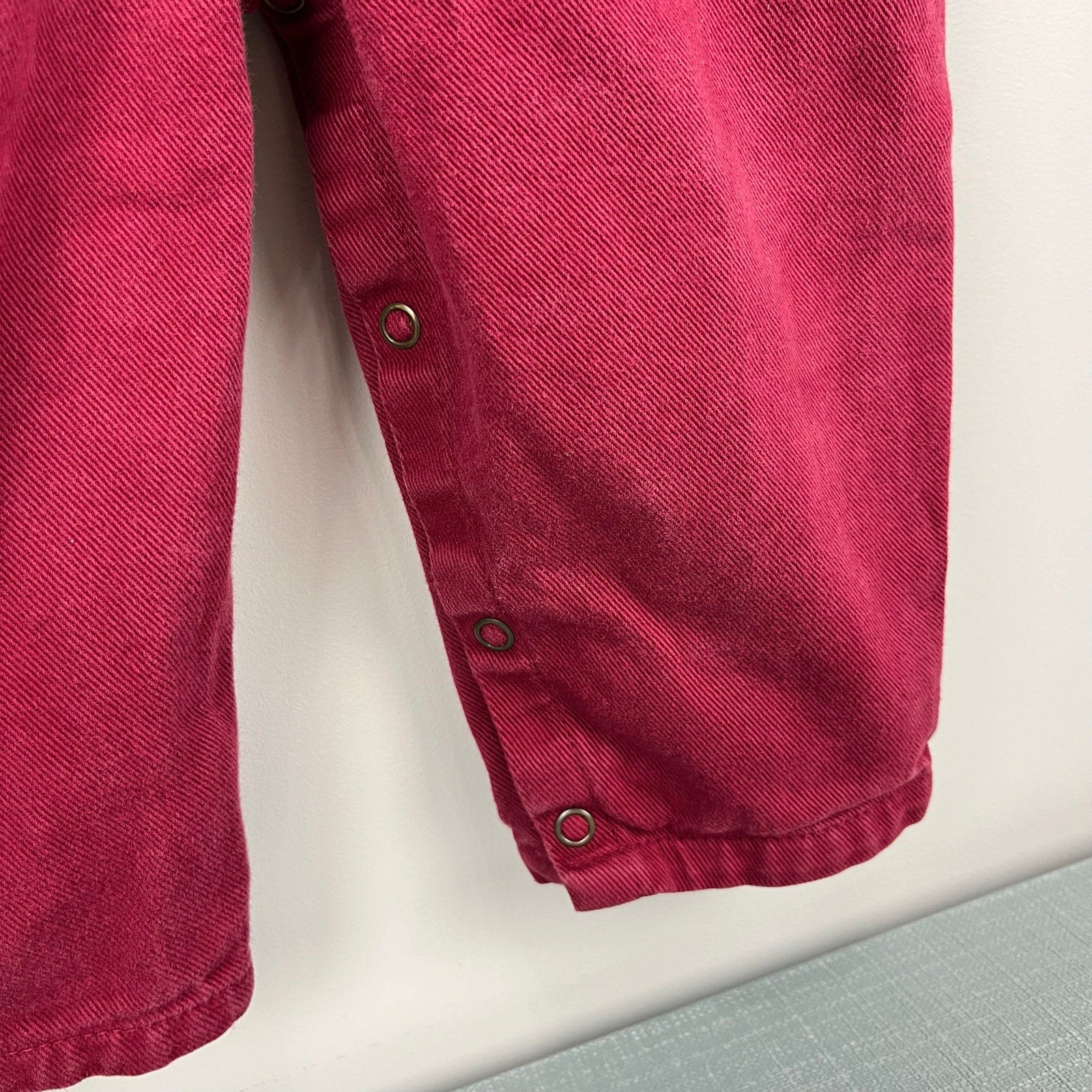 Vintage Guess Burgundy Red Overalls 24 Months USA